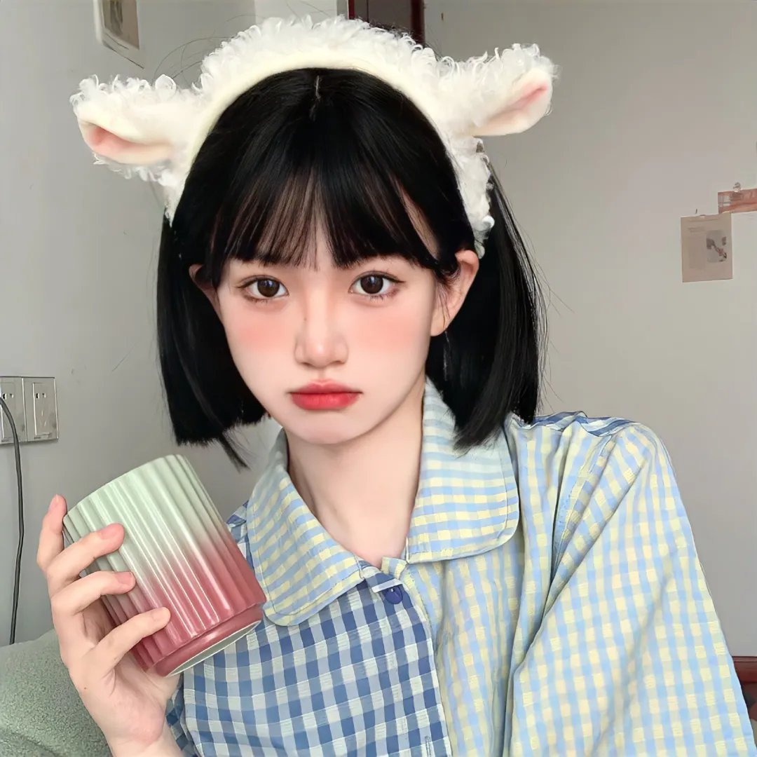 穿风信子蓝的少女 海报